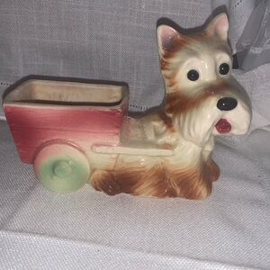 Royal Copley Scottish Dog planter